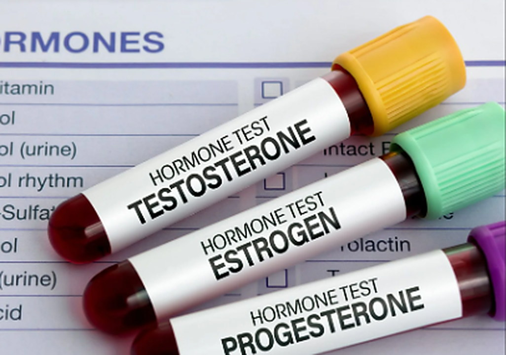 Hormone panel · testosterone, estrogen, progesterone · lab detail